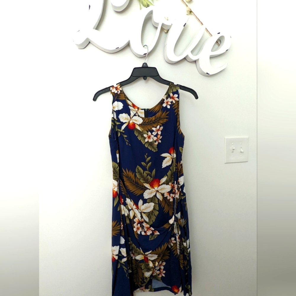 Two Palms Ladies Hawaiian Dress With Side Tie Size XS